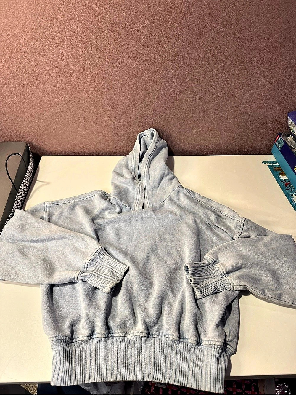 aerie Blue Hoodie Size large